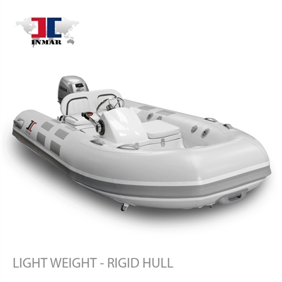 inmar 320 10' rigid hull tender inflatable 20 hp