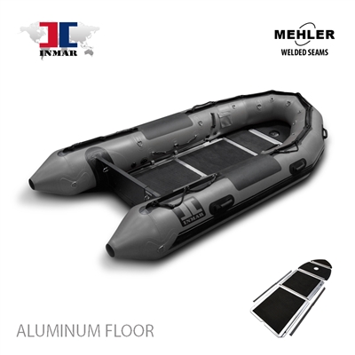 INMAR-380-PT-HYP-ST aluminum floor-patrol-Series-Inflatable-Boat-Mehler 12' feet
