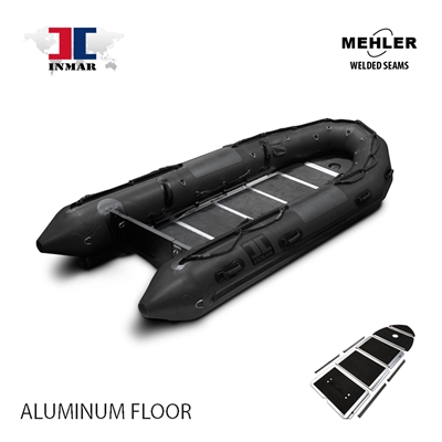 INMAR-430-MIL-HD-S aluminum floor Military Series Inflatable Boat Welded Seams