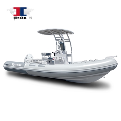 inmar 550 18' rigid hull tender inflatable 115 hp