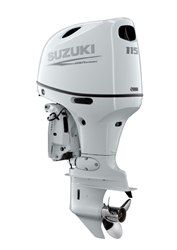 Suzuki 115hp DF115ATXZW, 4-stroke, 25" Extra Long Shaft - Electric Start - Remote Steering - Counter Rotation
