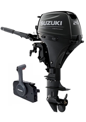 Suzuki DF20ATS, 4 stroke 20hp, Tiller handle, Manual Start, 15" Shaft