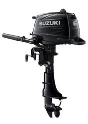 Suzuki DSF6AL, 4-stroke 6hp, Tiller handle, Manual Start, 20" Long Shaft
