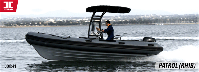INMAR fiberglass hull inflatable boats - military-black patrol-grey search  and rescue-red