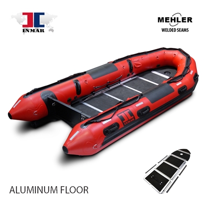 INMAR-430-SR-HD-ST aluminum floor Patrol, search & rescue Series Inflatable Boat Welded Seams