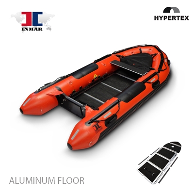 inmar, 380 aluminum floor, dive and rescue inflatable boat