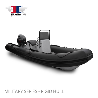 520R-MIL (17'6") Military Series (Rigid Hull) Inflatable Boat w/ Suzuki 70hp