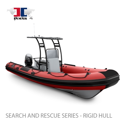 INMAR 600R rigid fiberglass boat, inflatable, console