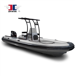INMAR 650R rigid fiberglass boat, inflatable, console