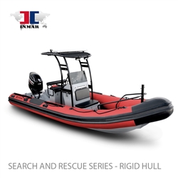 INMAR 670R rigid fiberglass boat, inflatable, console, search and rescue, fire department