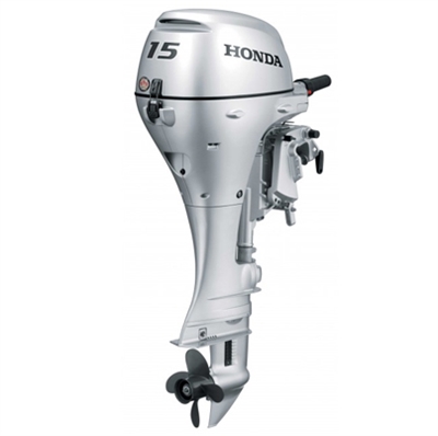 Honda 15 hp, BF15D3SH, 4 stroke, 15", Manual start, Tiller Handle