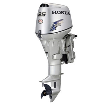 Honda 25 hp, BF25D3LRT, 4 stroke, 20", Electric start, Tiller Handle, Pop Included, Power Tilt & Trim