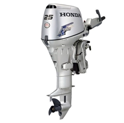 Honda 25 hp, BF25D3SHG, 4 stroke, 15", Electric start, Tiller Handle, Pop Included, Gas Assist