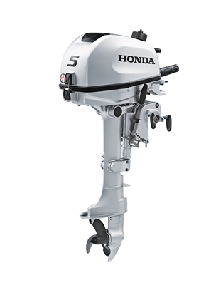Honda 5 hp, BF5AK3SA, 4 stroke, 15", Manual start, Tiller Handle