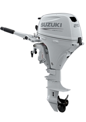 Suzuki DF20ASW, 4 stroke 20hp, Tiller handle, Manual Start, 15" Shaft