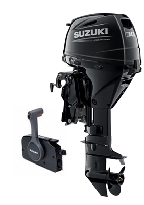 Suzuki 30hp DF30ATL, 4-stroke, 20" Long Shaft - Electric Start - Remote Steering - Power Trim and Tilt