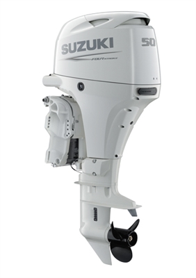 Suzuki 50hp DF50ATLW, 4-stroke, 20" Long Shaft - Electric Start - Remote Stering