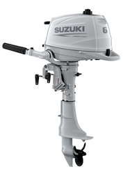 Suzuki DF6ASW, 4-stroke 6hp, Tiller handle, Manual Start, 15" Short Shaft