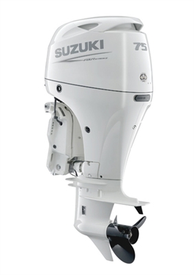 Suzuki 75hp DF75ATLW, 4-stroke, 20" Long Shaft - Electric Start - Remote Stering