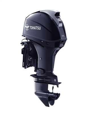 50 hp Tohatsu MFS50AETL Four-Stroke, 20" Shaft - Electric Start - Tiller or Remote - Power Trim & Tilt